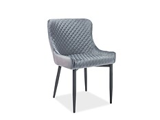 
	
		Jedálenská stolička COLIN B VELVET je určená pre milovníkov moderného nábytku.
		• Jedinečný vzhľad je zásluhou kovu a látkového čalúnenia (aksamit).
		• O stabilitu stoličky sa postarajú nohy, ktoré tiež vizuálne nadľahčujú model.
		• Komfort zabezpečuje pohodlné sedadlo a opierka chrbta.
	
		• V ponuke vo viacerých farebných prevedeniach: čierna Bluvel 19/ čierny kov, sivá Bluvel 14/ čierny kov, zelená Bluvel 78/ čierny kov.
		• Vhodne doplní Vašu jedáleň alebo obývaciu izbu.
	
		• Jednoduchá montáž.
	
		
		Farba stoličky na Vašom monitore sa nemusí zhodovať so skutočným farebným prevedením produktu.


	 
