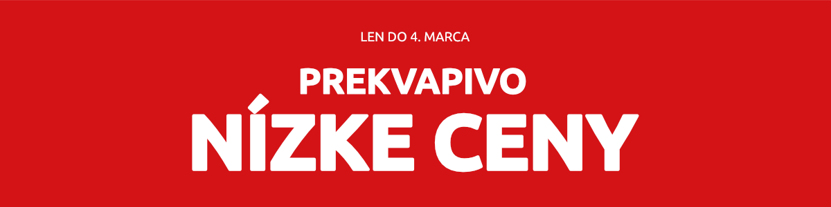 Prekvapivo nízke ceny. Akcia platí do 4. marca 2025